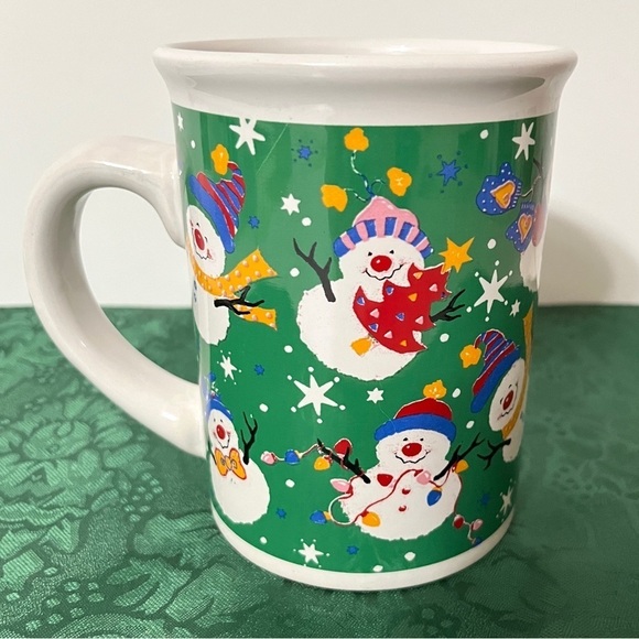 Large Snowman Christmas Coffee Tea Hot Chocolate Mug - Picture 3 of 7